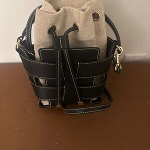 H&M Black and Tan Women's Bucket Bag from Japan